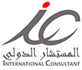 IC International Consultant Main Logo Complete Gray and Red.